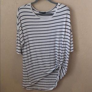 Black & White High Low shirt